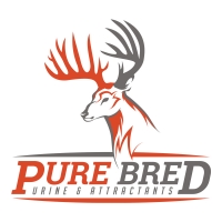 pure-bred-urine-and-attractants-deer-hunting-logo-design