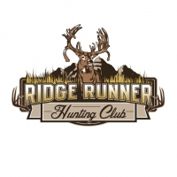 Ridge Runner Hunting Deer Mountain Logo Design