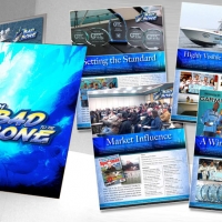 Bad To The Bone Fishing Media Kit Design