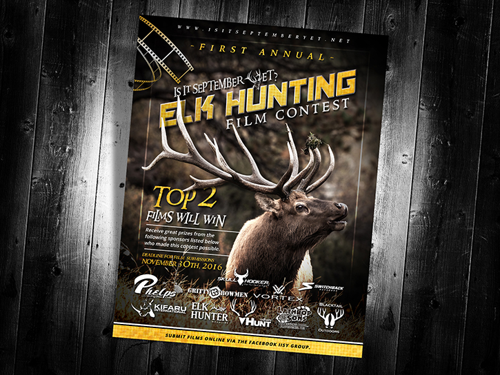 Is-it-september-yet-elk-hunting-film-contest-poster-design