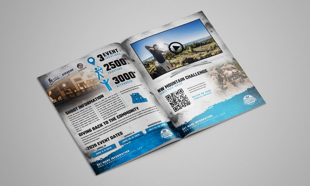 NW Mountain Challenge 2020 Media Kit Catalog Design Outdoor