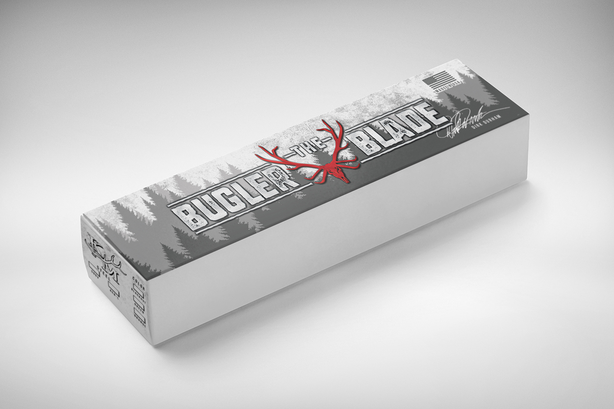 Download The Bugler Blade Hunting Knife Packaging Mock Design ...