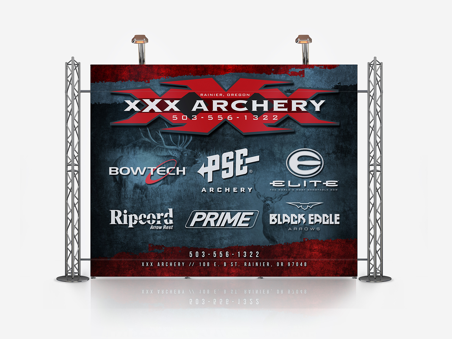XXX Archery Tradeshow Booth