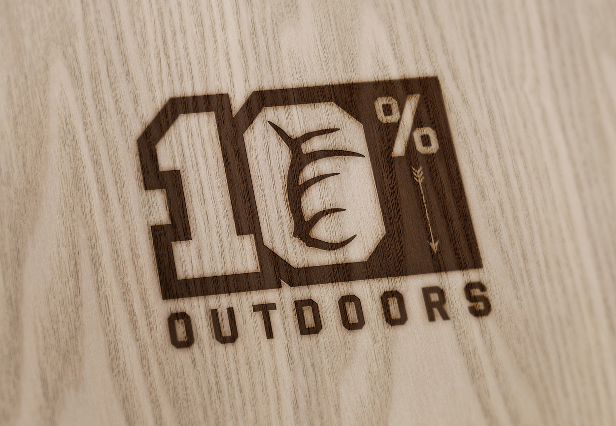 10-Percent-outdoors-archery-bowhunting-logo-design