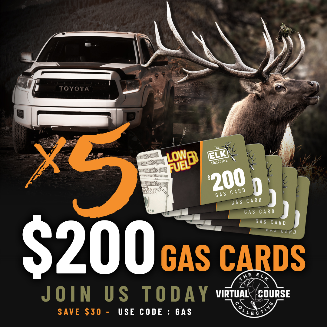 Elk Collective Hunting social media ad design gas card giveaway