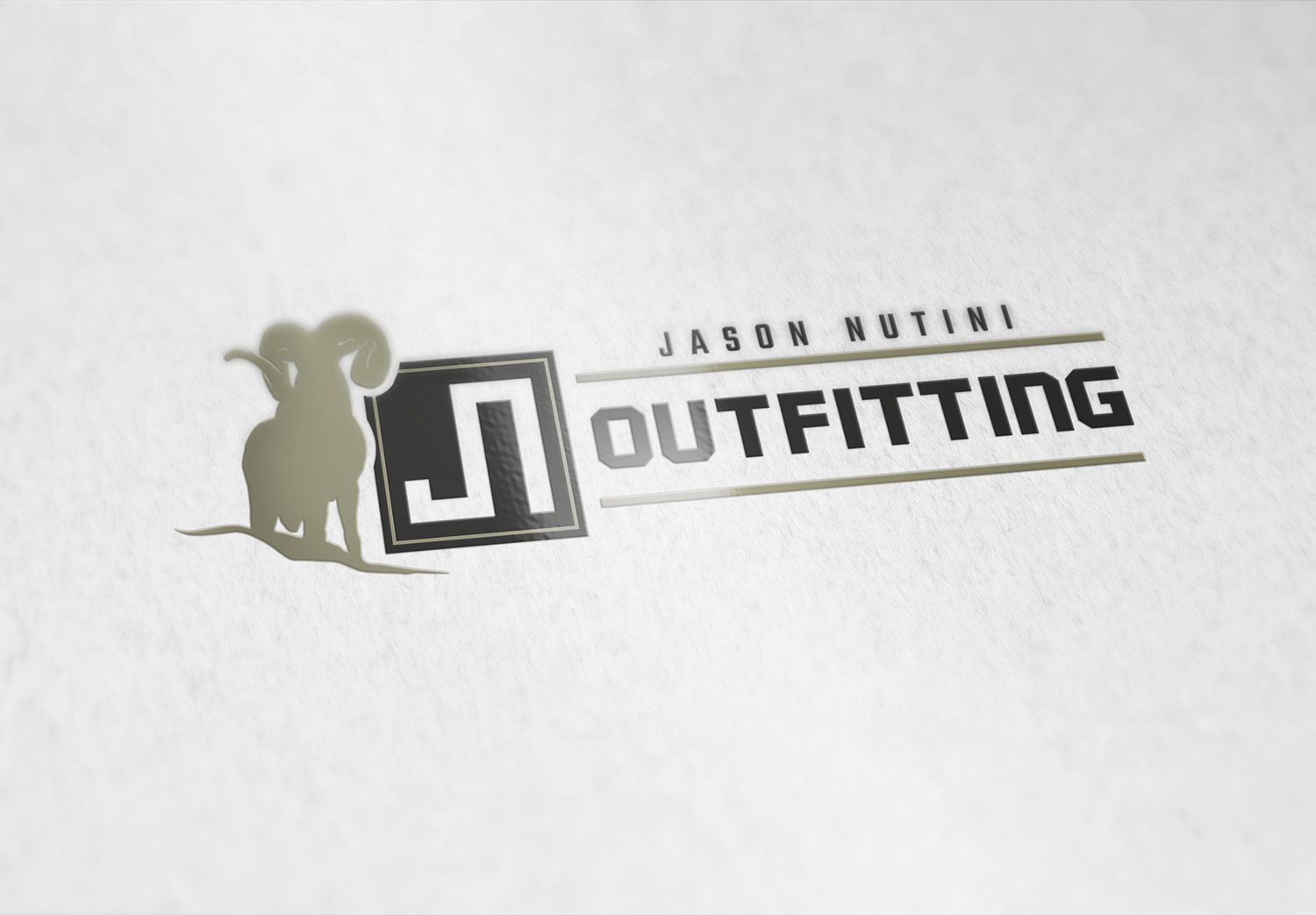 JN outfitting sheep moose goat outfitter canada logo design